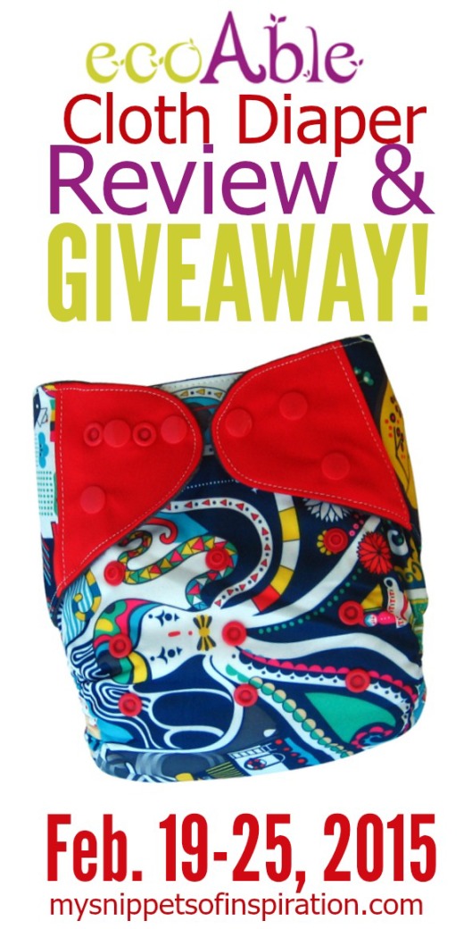 ecoAble All In One Cloth Diapers giveaway