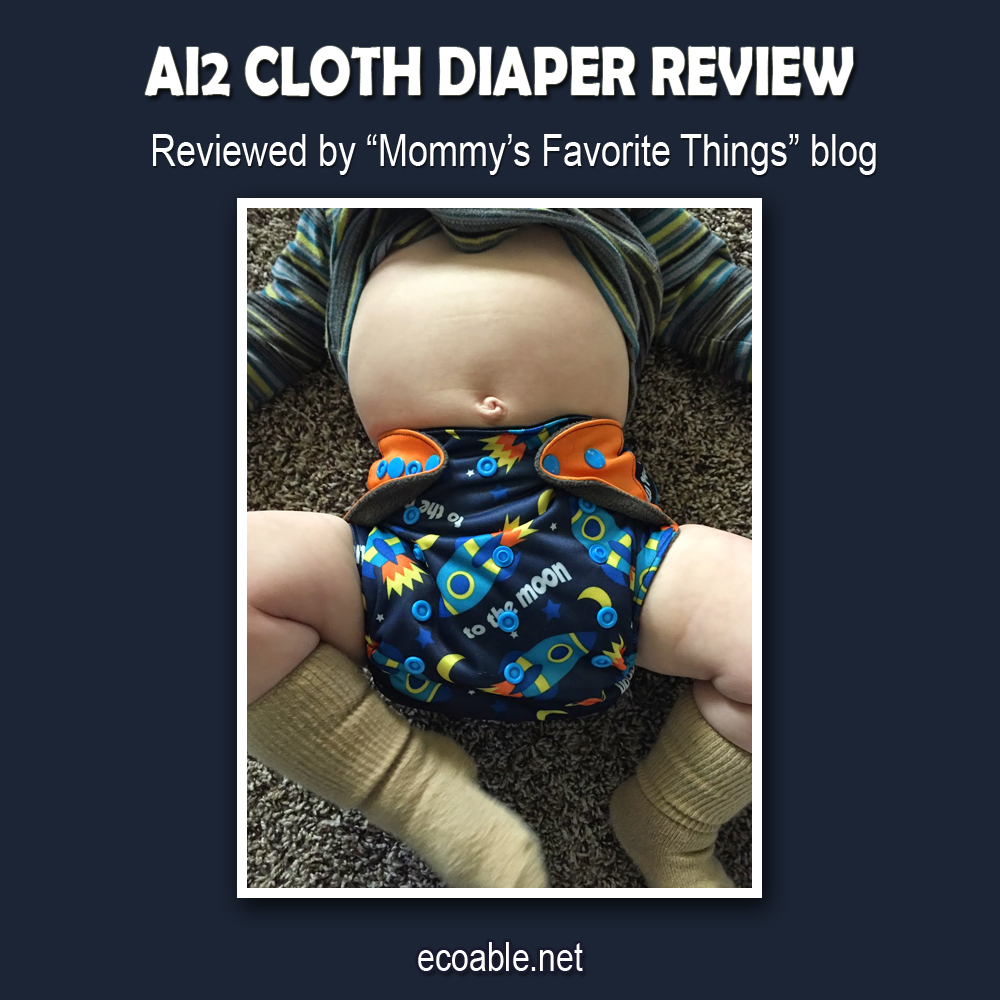 Review: ecoAble Ai2 Cloth Diaper with Insert