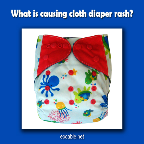 What is causing cloth diaper rash?