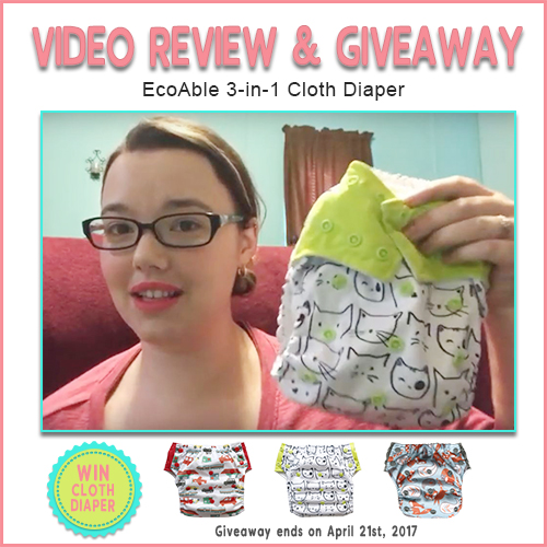 EcoAble 3-in-1 Cloth Diaper Review