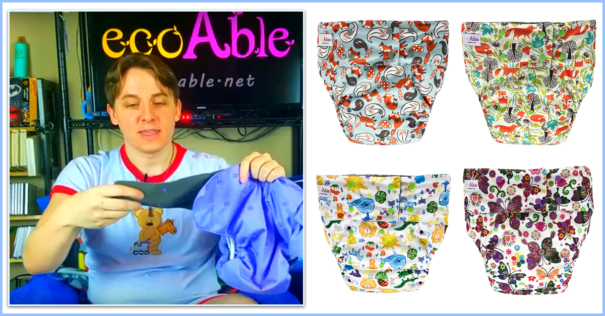 Ecoable Adult Cloth Diaper Video Review Ecoable Adult Cloth Diaper Video Review