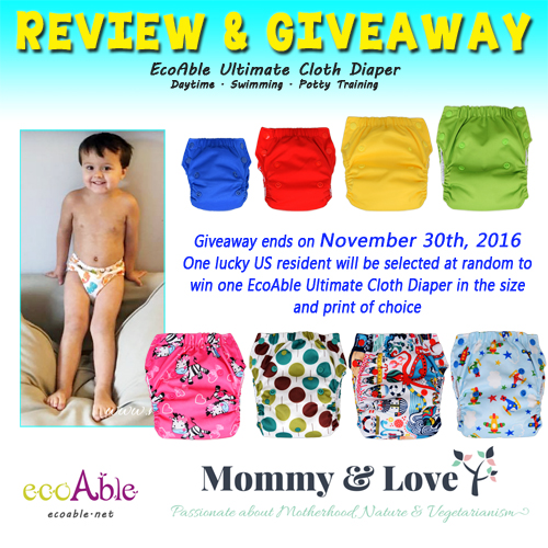 EcoAble Swim & Potty Training Cloth Diaper Review